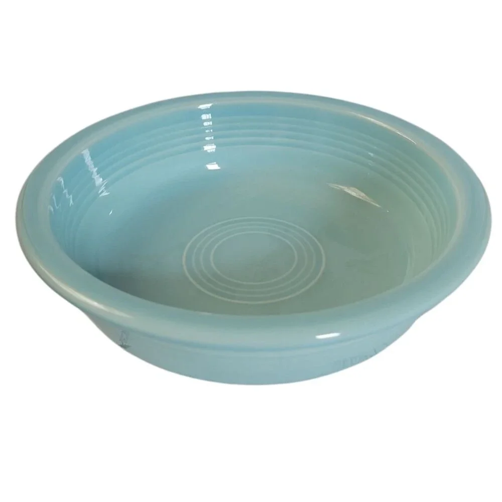 Fiestaware FIESTA CLASSIC RIM CEREAL Bowl CERAMIC DISH 19 OZ Sky Blue